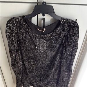 Black and White Women's Top
